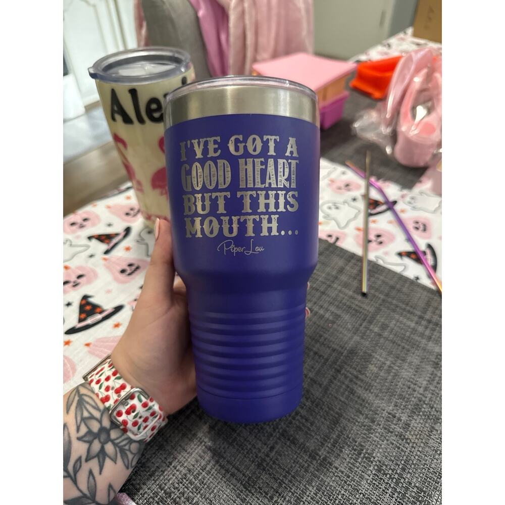 Purple tumbler